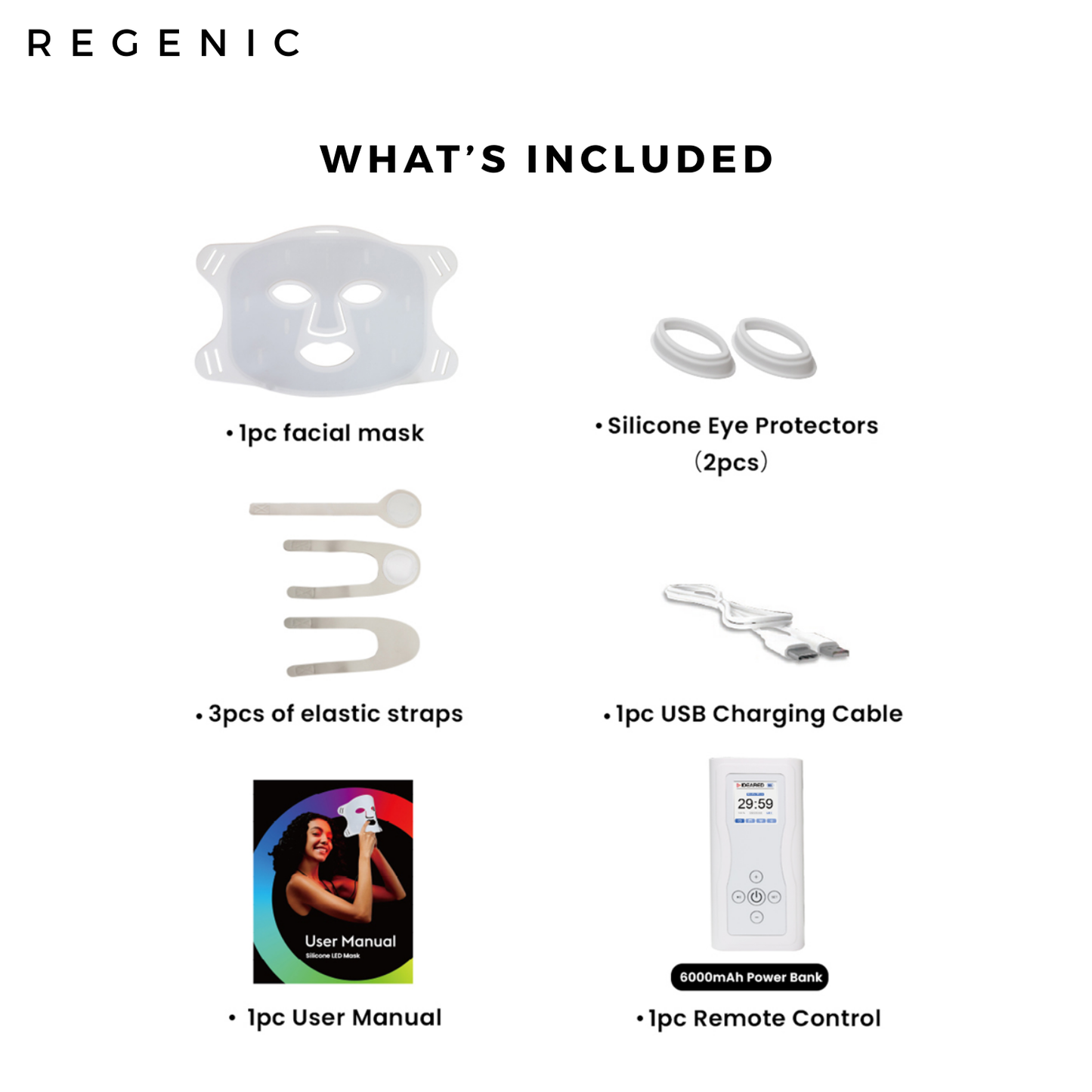 Regenic™ Quad-Chip Red light LED Face Mask – Next Gen Series