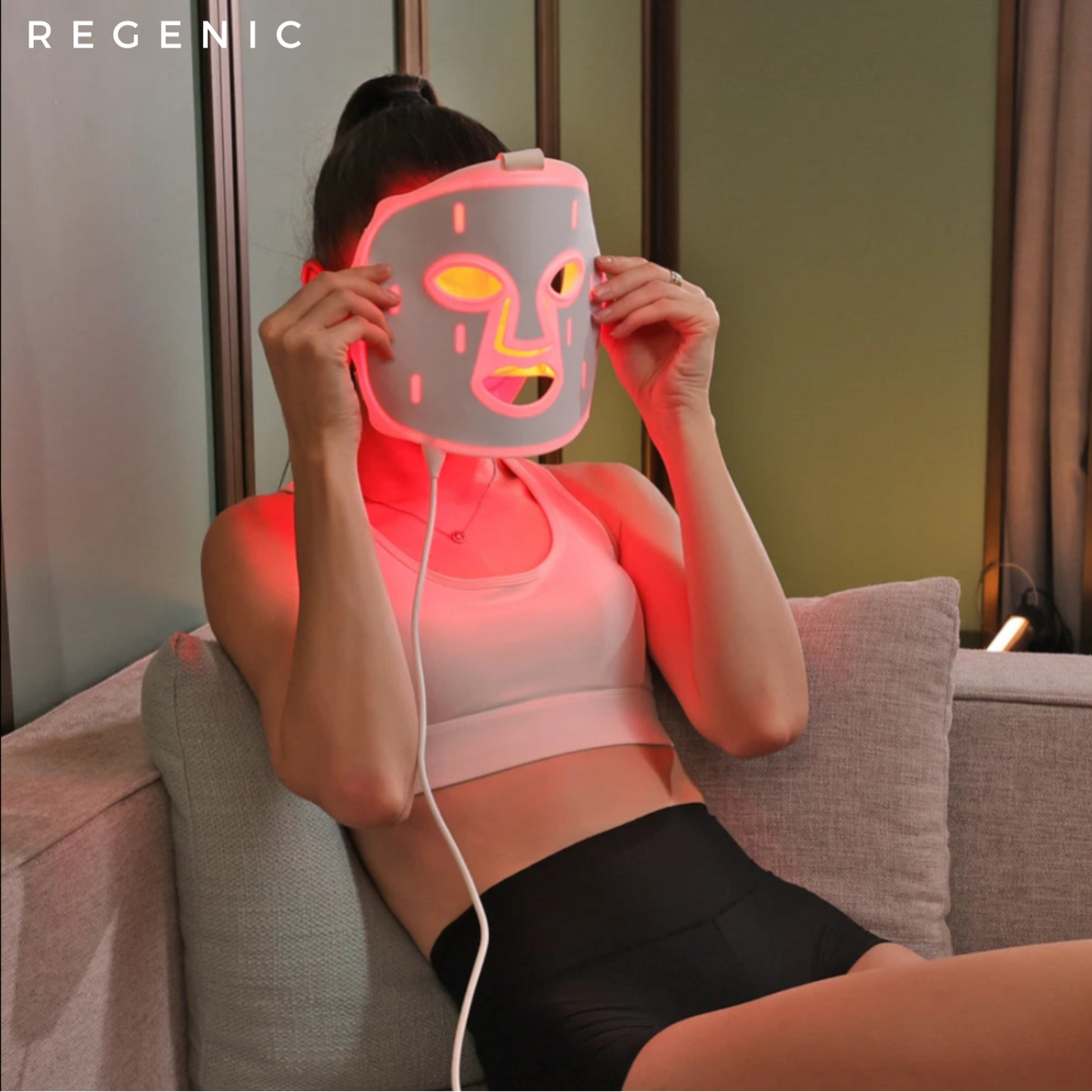 Regenic™ Quad-Chip Red light LED Face Mask – Next Gen Series