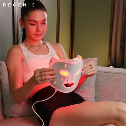 Regenic™ Quad-Chip Red light LED Face Mask – Next Gen Series